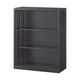 生興 A4判対応書庫ASK ブラック H1110mm 下置用 オープン W880 ASK-34K 1台 65-3698-09（直送品）