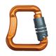 TOWA トラペズ台形 カラビナ ロックセーフ オレンジ TAL847EPG 1個（直送品）