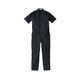 丸鬼商店 半袖ストレッチツナギ ネイビー M 154-40-M 1枚（直送品）