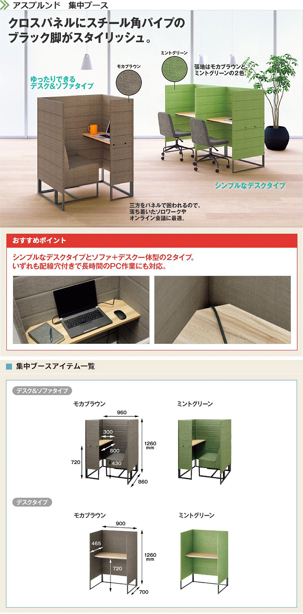 商品の機能イメージ