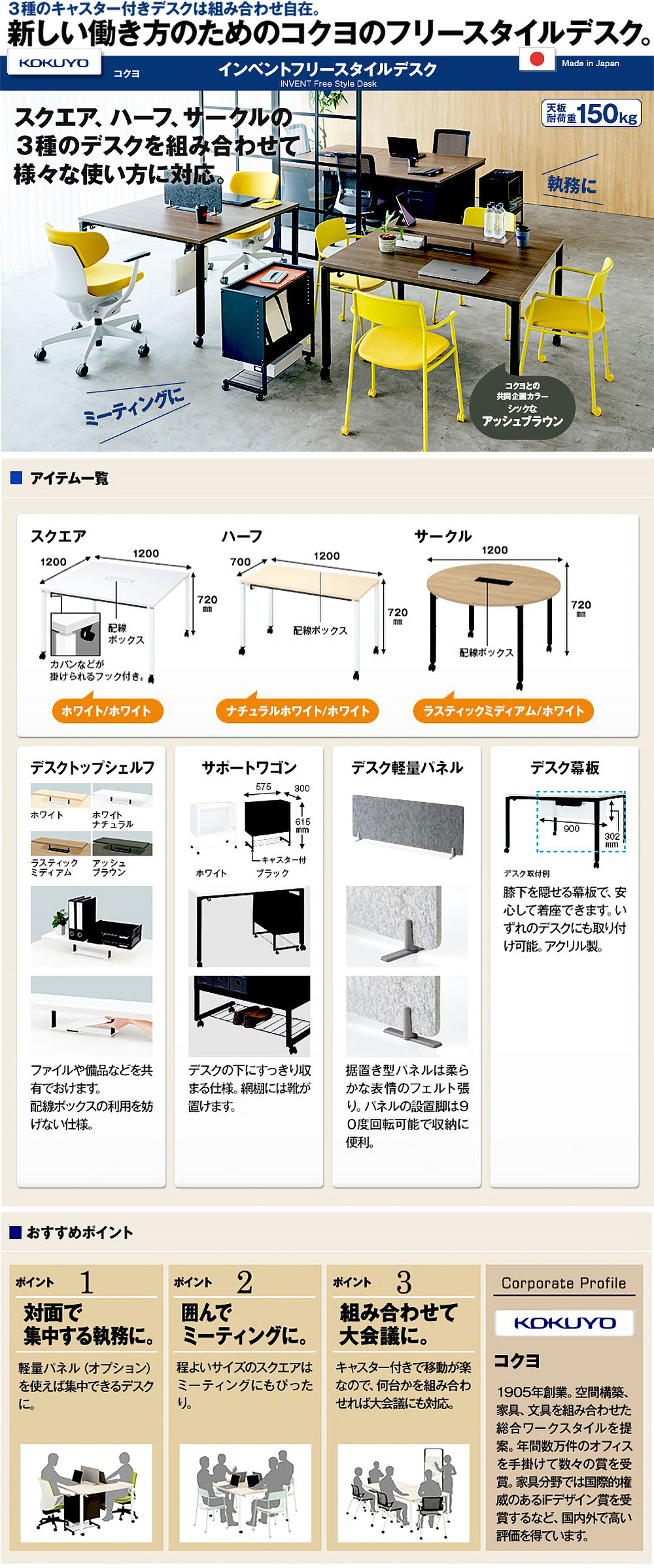 商品の機能イメージ